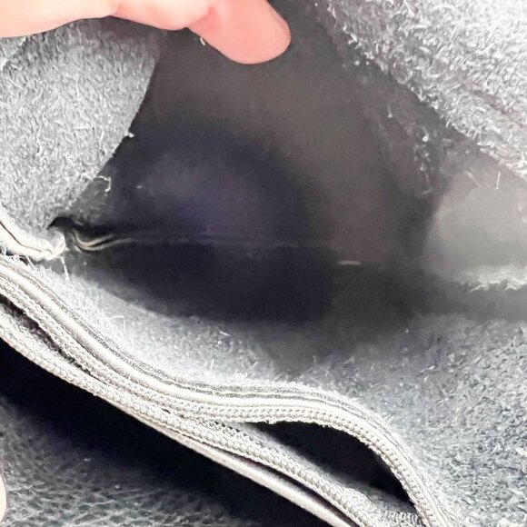 ✅ Libaire Rounded Flap Black Soft Pebbled Leather CROSSBODY - Picture 6 of 7